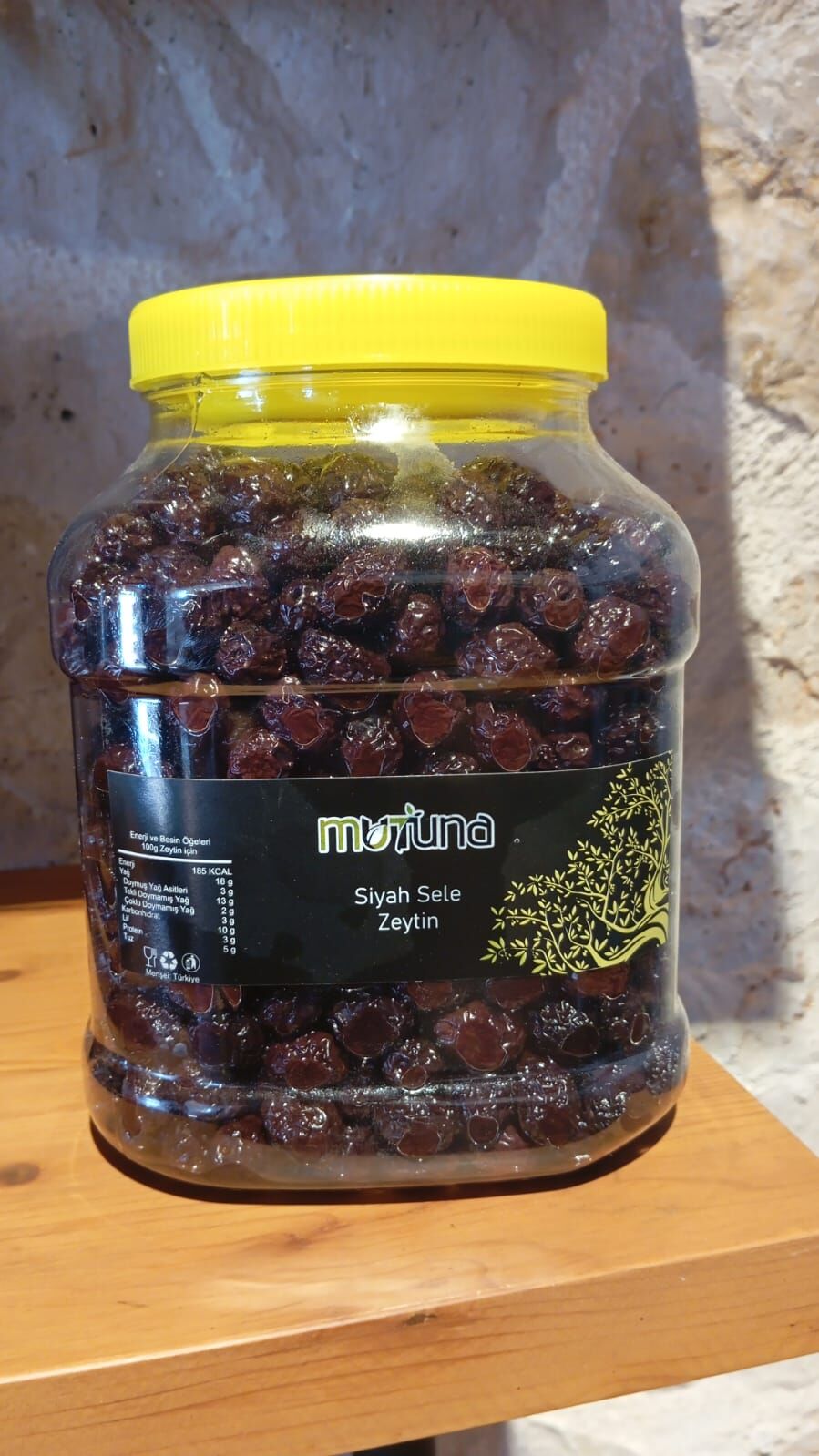 Yağlı Siyah Sele Zeytin 2 kg
