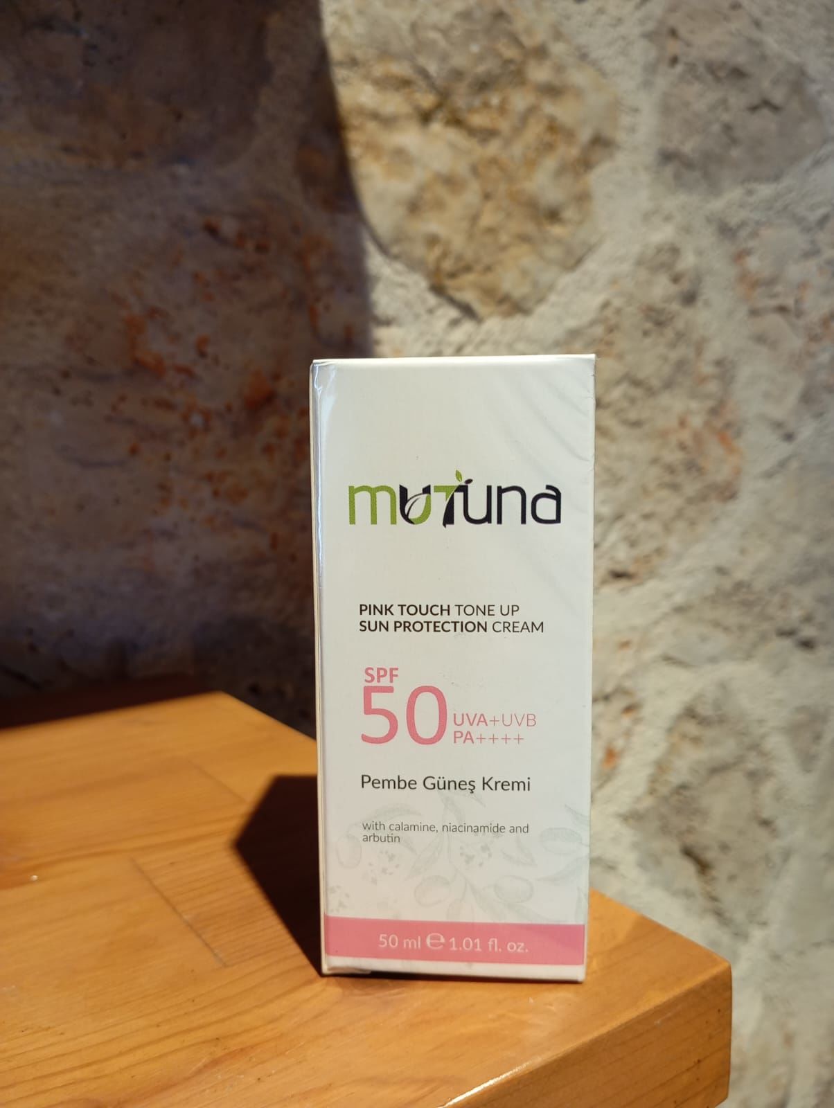 Mutuna Spf 50+ Pembe Güneş Kremi 50 Ml